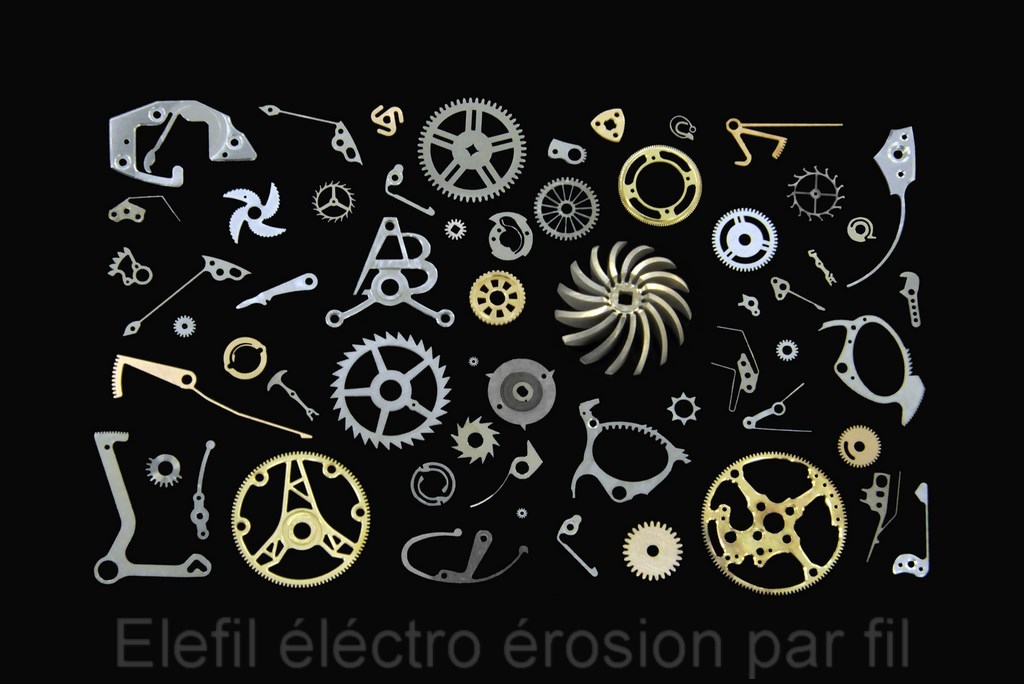 électro érosion par fil - ELEFIL - Pièces d'horlogeries