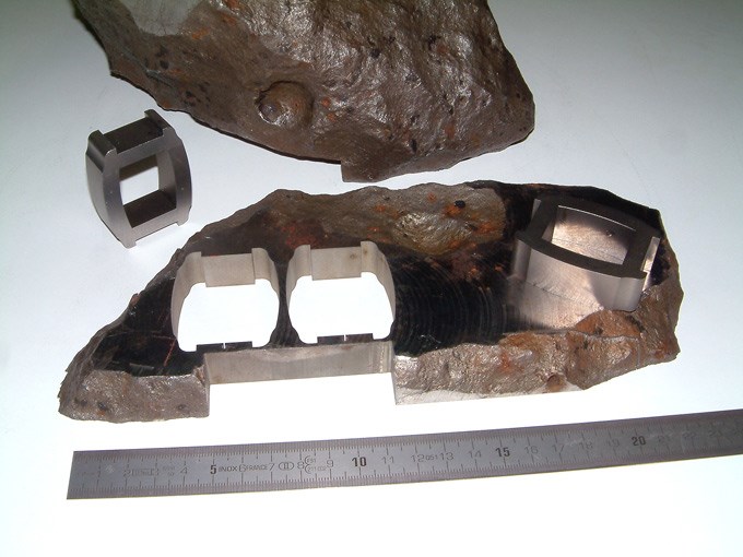 électro érosion par fil - ELEFIL - Carrure météorite